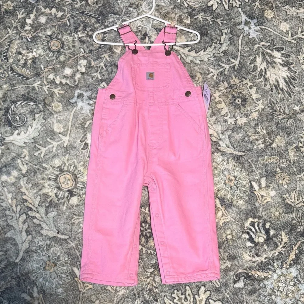 NWT Carhartt Baby Flannel Lined Overalls
